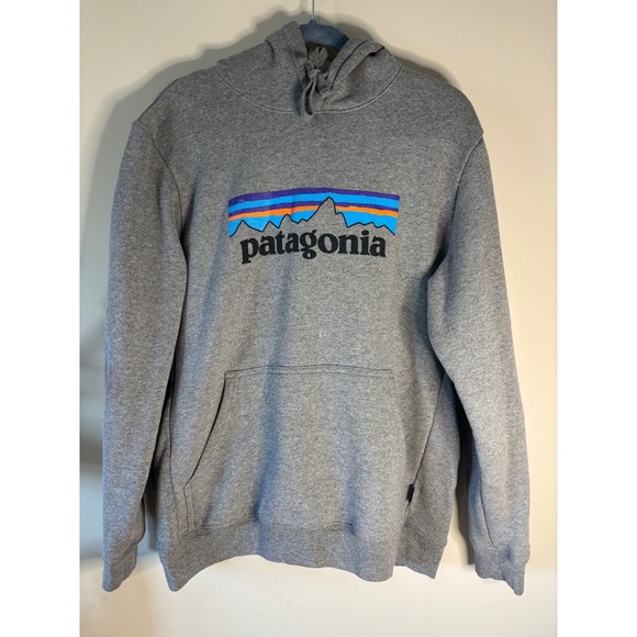 Patagonia Other - Patagonia Mens P-6 Logo Uprisal Hoody‎ Grey Pullover Sweatshirt 39622FA21 Medium